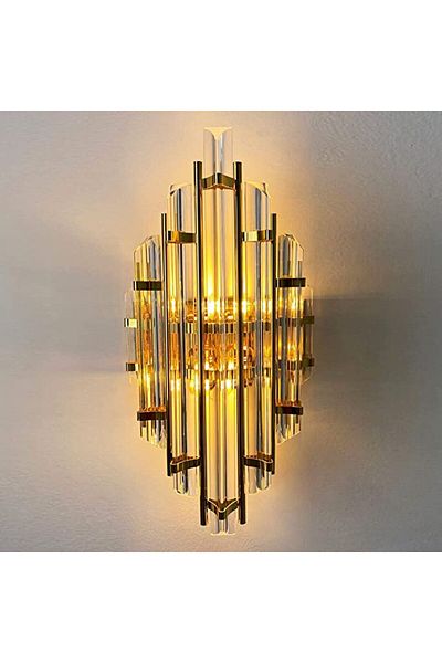 Bamyum Metal &amp; Glas Wandleuchte Innen