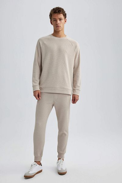 DeFacto Sweatshirt mit Rundhalsausschnitt und normaler Passform