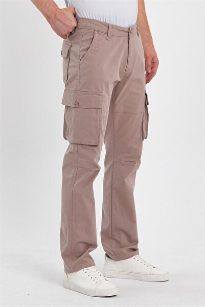 EXPLODE - Men's Lycra Cargo Pants Stone