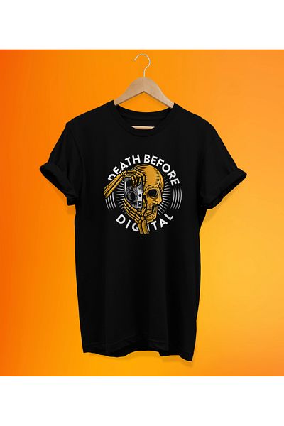 remonz Πριν από το Digital Printed Black, 100% βαμβάκι, Oversize, μεγάλο μέγεθος T-shirt