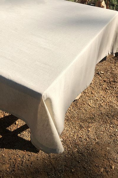 Less Sürdürülebilir Yaşam Gereçleri Linen Tablecloth