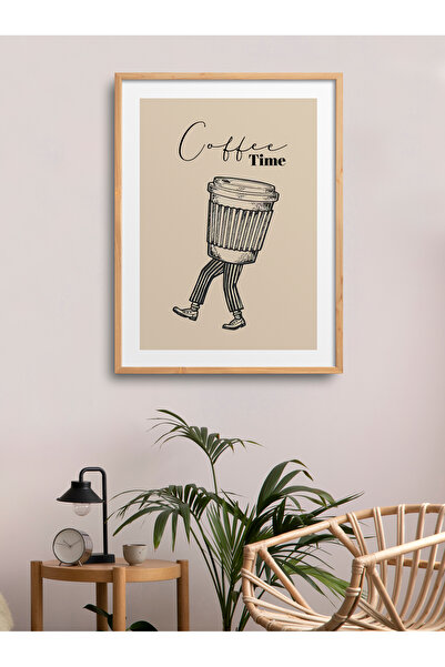 HOMEPACK Çerçeveli Tekli Tablo Modern Coffee Seri Poster Tablo TK/174