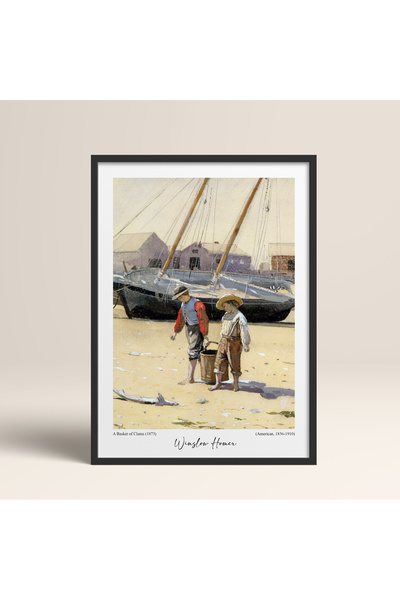 HOMEPACK Çerçeveli Tekli Tablo İki Kardeş Modern Poster Tablo TK/188