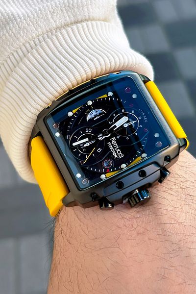 Ferrucci Function 3 Atm Waterproof Silicone Cord Men's Wristwatch