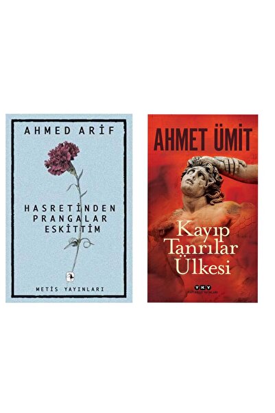 Metis Yayınları Hasretinden Prangalar Eskittim - Ahmed Arif - Kayıp Tanrılar Ülkesi - Ahmet Ümit