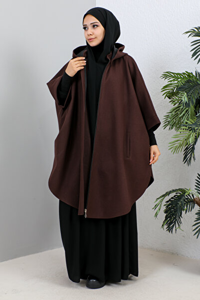 HATİCEATABEYLİBUTİK KAPİŞONLU PANÇO