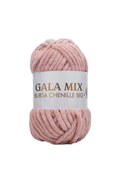 Gala Bursa Chenille Big Kalın Kadife İp Pudra