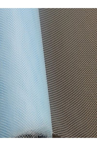 Kazanabil ROLL GREEK TULLE DECORATION MATERIAL BLUE