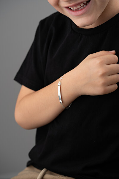 Silvano Jewelry 925 Ayar Gümüş İsimli Çocuk Bileklik