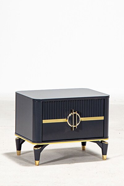 Modalife Bella Tek Çekmeceli Komodin - Antrasit