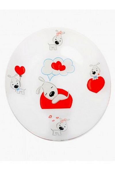 Kazanabil UP PINK AND BLUE 6-PIECE CAKE PLATE (TRANSPARENT)