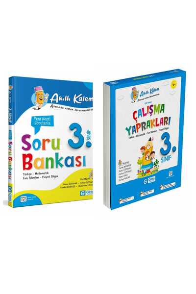 Giriş Yayınları 3. Sınıf Akıllı Kalem Tüm Dersler Soru +Çalışma Yaprakları 2 ...