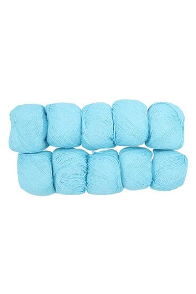 Spagettiyarn Slim Cotton 10 Pack Τυρκουάζ Πλεκτό Νήμα