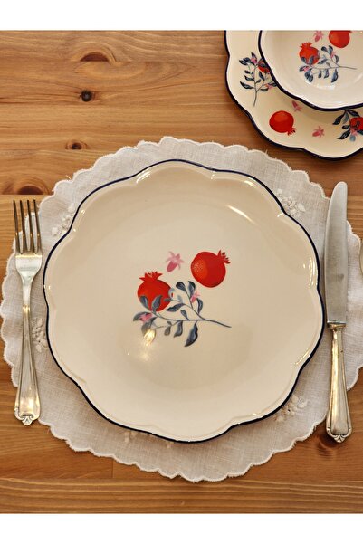 Soframore Poms 12 Parça 4 Kişilik Seramik Yemek Takımı