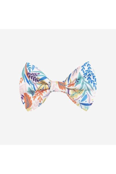 Lusi Doog Floral Pattern Dog Bow Tie (SIZE 3) - Bow Tie Only, Leash Not Included