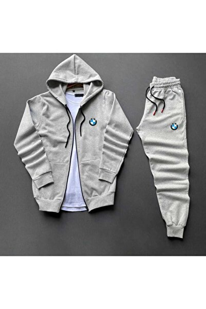 TREND BMW Μπουφάν με κουκούλα με φερμουάρ + Φούτερ 2 τεμαχίων