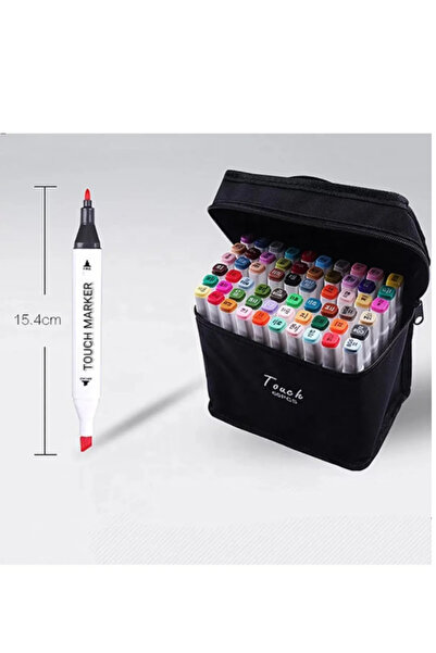ALLStore TOUCH 80 Adet Çift Taraflı Marker Kalem DOUBLE