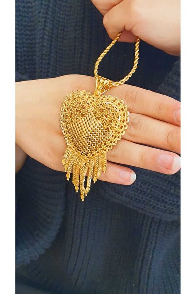 barisiva gold 22 AYAR ALTIN KAPLAMA HALAT ZİNCİRLİ ÇELİK HİNT KOLYE