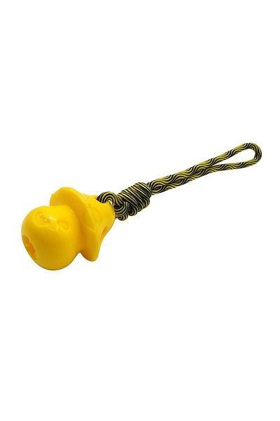 Gimdog Mushroom Shaped Dog Treat Toy Yellow