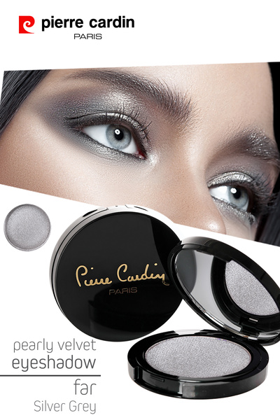 Pierre Cardin Pearly Velvet Eyeshadow - Göz Farı - Silver Grey