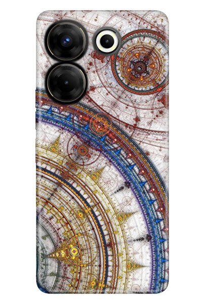 TECNO Camon 20 Pro 4g Uyumlu Kılıf Silikon Desenli Tam Koruma Resimli Kapak Z...