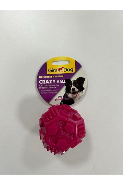 Gimdog Ball Shaped Dog Reward Toy Pink