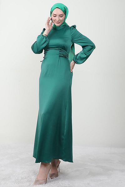 Giza Giyim Sahra Hijab Φόρεμα Emerald