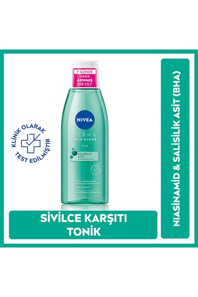 NIVEA Derma Skin Clear Niasinamid Ve Salisilik Asit (Bha) İçeren Sivilce Karş...