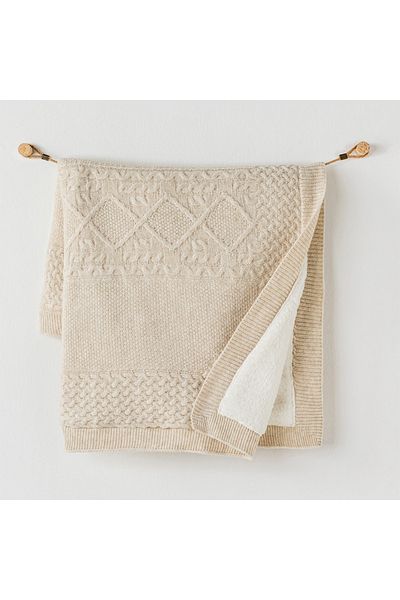 andywawa Knitwear Baby Blanket 95x85 Cm