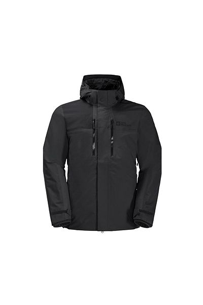 Jack Wolfskin Jasper 3in1 Jkt M Men's Outdoor Coat1115261-6000 Black