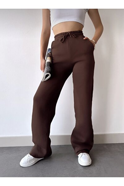 LITTLEMOON Bol Paça Compac Penye 3 İplik Şardonlu Eşofman Altı