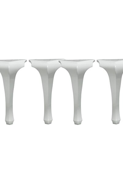 PVCBURADA Pvc Burada Lükens 40 Cm Beyaz Plastik Ayak