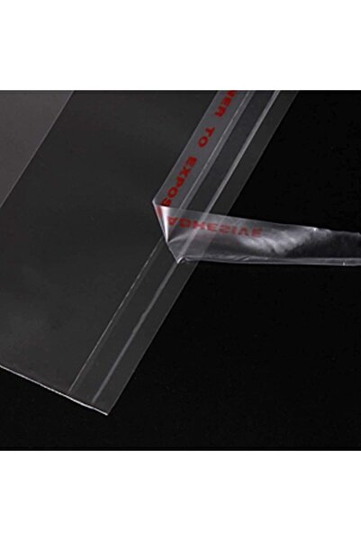 Dekals 1 Kg 28x35(30 5) Bantlı Şeffaf Jelatin Poşet Parlak Poşet Çeyiz Poşeti (150-175 ADET)