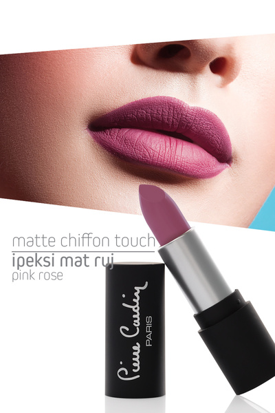 Pierre Cardin Matte Chiffon Touch Lipstick - Pink Rose -174