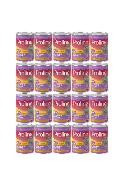 Proline Proline Kuzu Etli ve Havuçlu Pate Et Parçalı Kedi Konservesi 395 Gr*2...