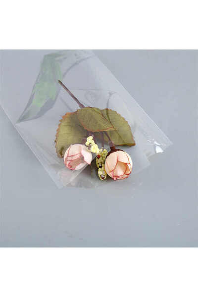 Dekals 100 Adet 10x15 Düz (BANTSIZ) Şeffaf Jelatin Parlak Kurabiye Aksesuar Poşeti Ambalaj Paketi