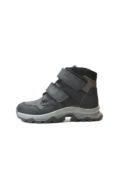 Raker 805 Γνήσιες Δερμάτινες Μαύρες Γούνες Velcro Ορθοπεδικές Μπότες για αγόρια