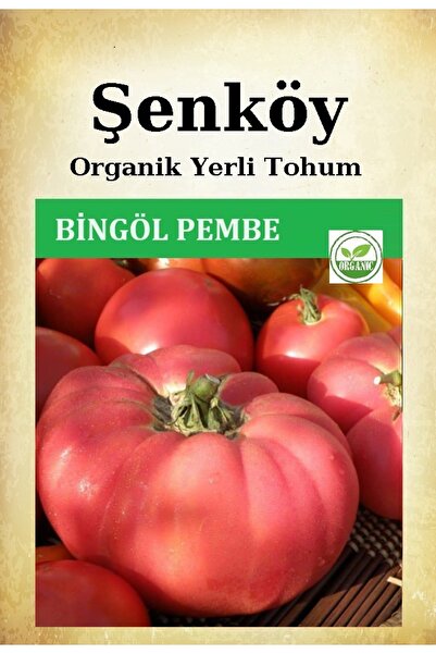 Şenköy Yerli Bingöl Pembe Köy Domates Tohumu Pembe Tabak Domates Doğal Ata To...