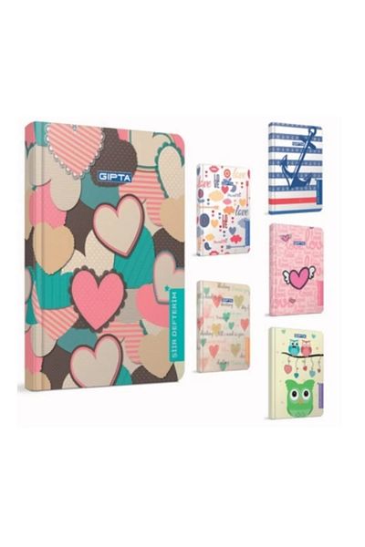 Gıpta 15x22cm 120 Sheets Unlined Poetry Book - Rope Stitched (1 Piece)