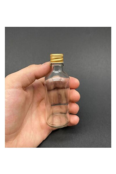 wellLine 15 Pieces 20ml Multi-Purpose Glass Bottle Small Gold Cap Room Fragrance Essence Oil Bottle 15x20ml