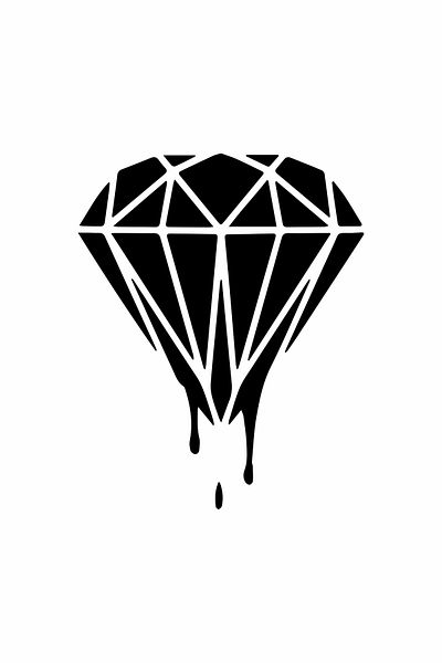 MegaSticker Autocolant Diamond Cullinan pentru mașină, motocicletă, cască, laptop, sticlă 13x10 cm