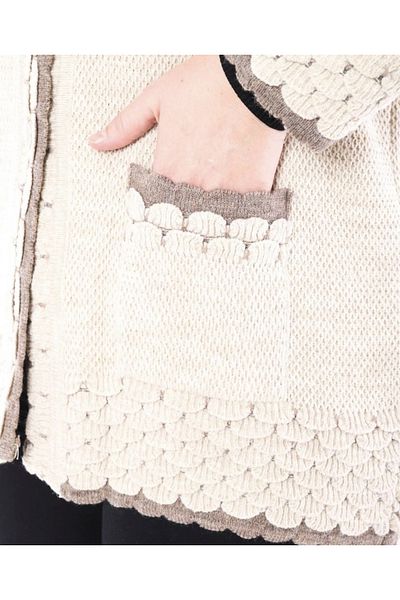 serkan triko Mother Wool Cardigan