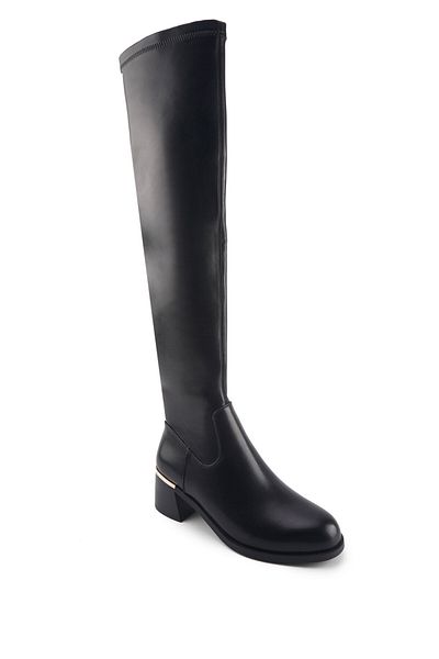 Nine West ORLOW 3PR Schwarze Overknee-Stiefel für Damen