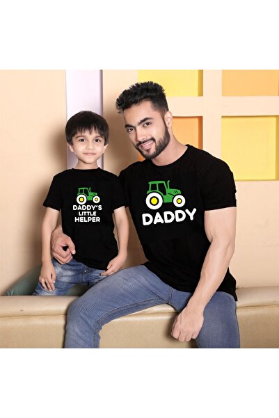 venüsdijital Combinație de tricou Tractor Father Son (prețul afișat este pentru 1 bucată)