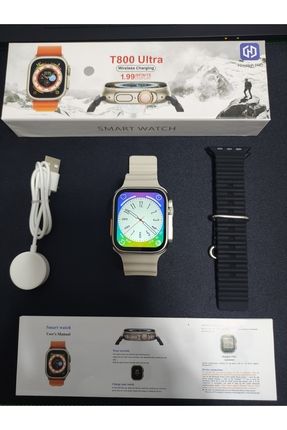 Genel Markalar t 800 ultra Smart watch 49 mm cift kordon nab z olcer Android ve iOS desteklidir watch 8 ultra Fiyat Yorumlar Trendyol