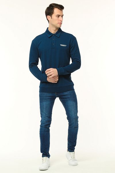 Owut Collection Ανδρικό μακρυμάνικο πόλο Classic Fit
