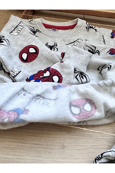 bebtaş ΣΤΟΛΗ SPIDERMAN PRINTED ΔΙΠΛΗ ΜΕ ΣΤΡΑΣ ΕΣΩΤΕΡΙΚΑ