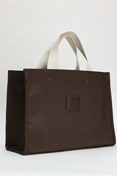 ALTUDA Geantă mare de pânză cu curea de umăr pentru femei