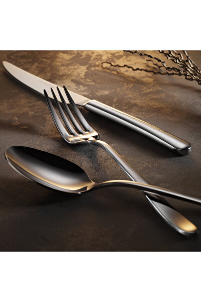 OLİKA Melisa 30 Parça Paslanmaz Çelik Çatal Kaşık Bıçak Seti