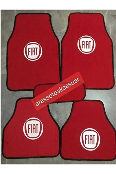 MR FİAT ALBEA LOGOLU KIRMIZI HALI PASPAS